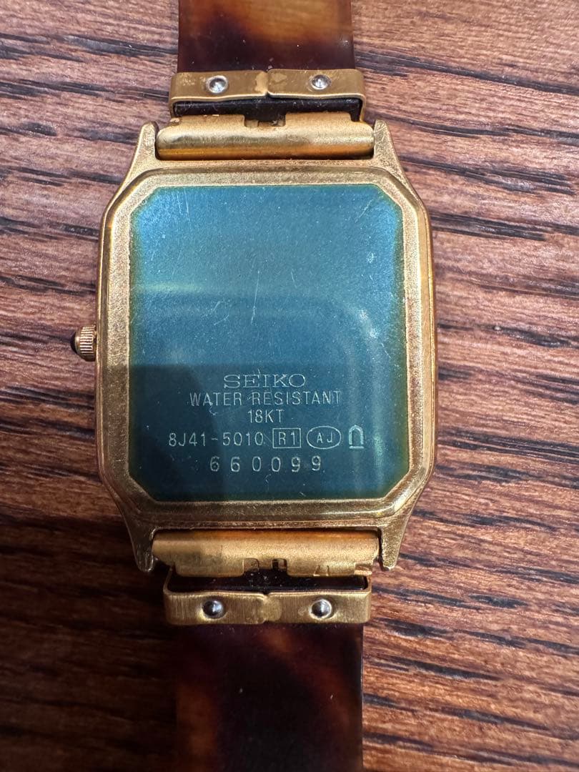 希少 SEIKO セイコー Dolce 8J41-5010 18KT - メルカリ