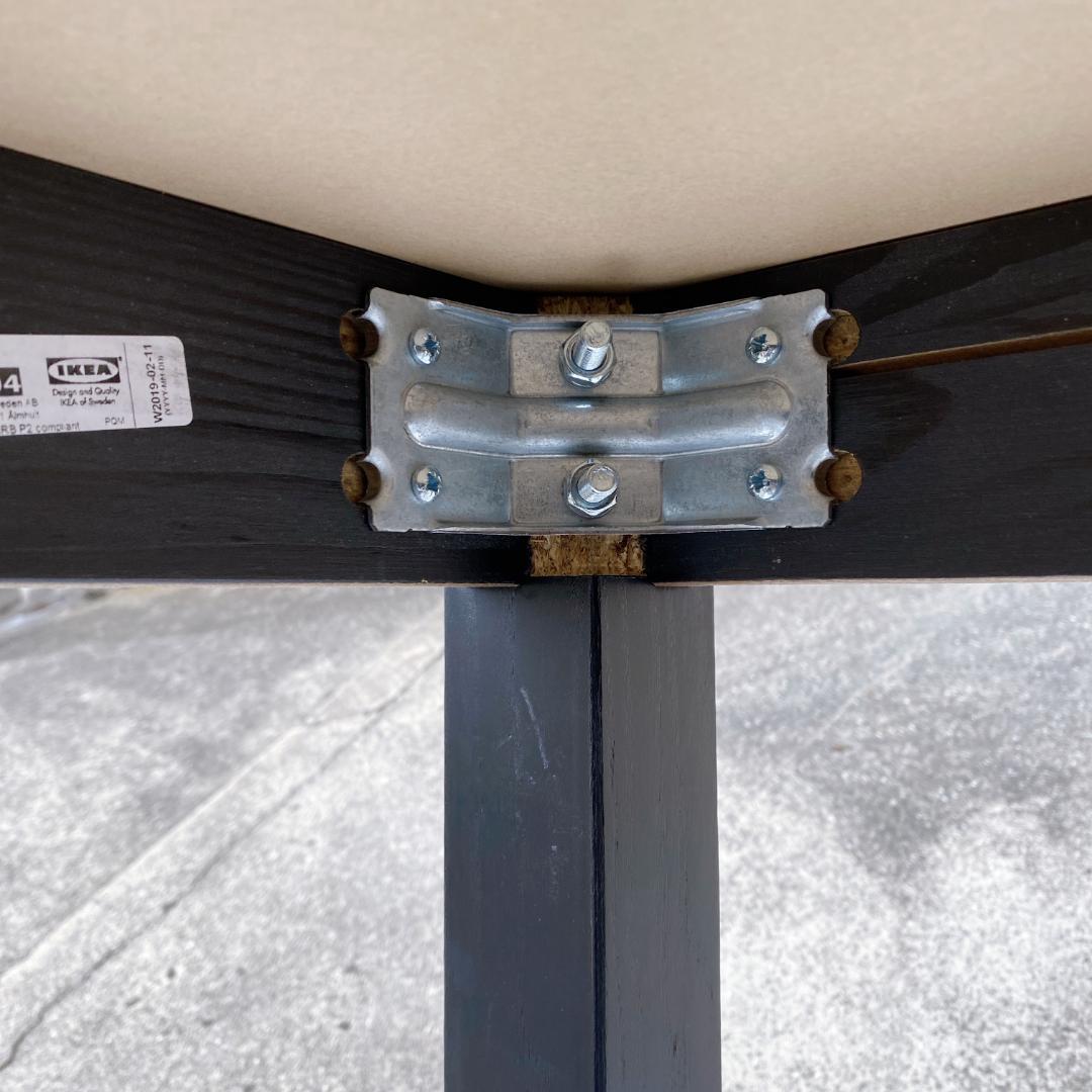 IKEA ノルドヴィーケン ダイニングテーブル 椅子2脚セット ドロップリーフ