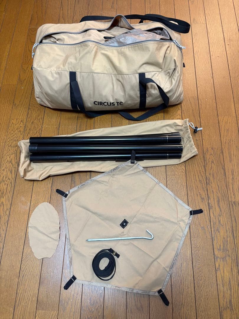 テンマクデザイン・サーカスTC薪ストーブ穴加工済み