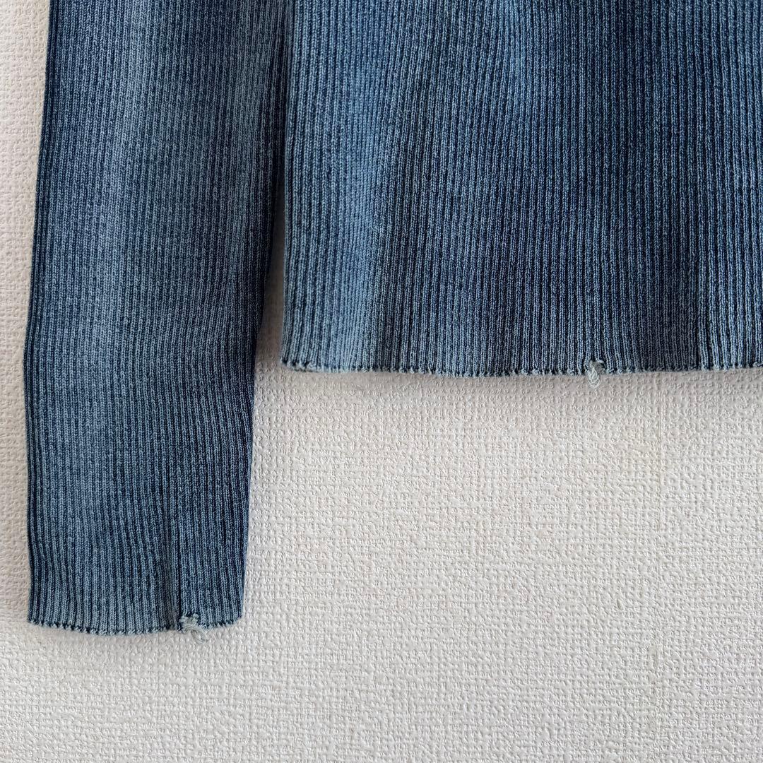 定価8.2万・未使用】DIESEL オーバルD リブニット セーター L相当