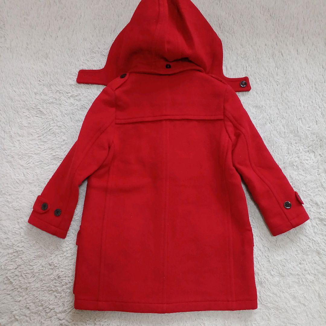 バーバリー キッズダッフルコート メガチェック ホースロゴ 牛革トグル