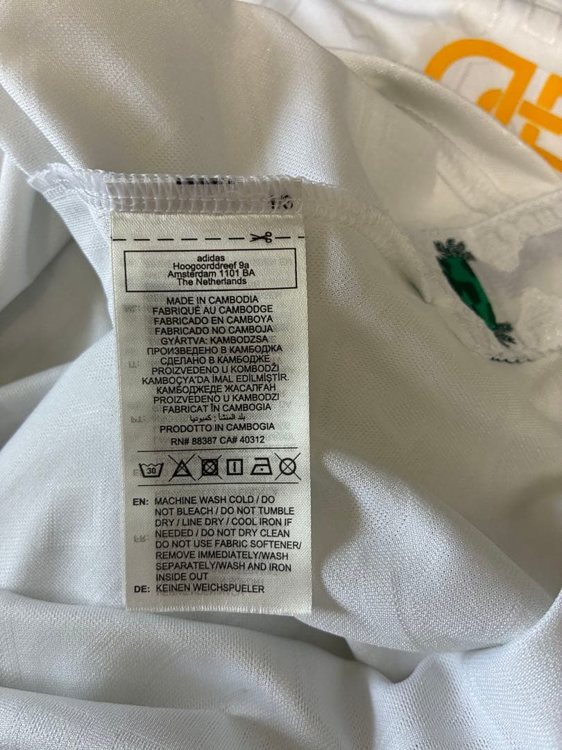 ASローマ　ユニフォーム　adidas ポロシャツ S ホワイト