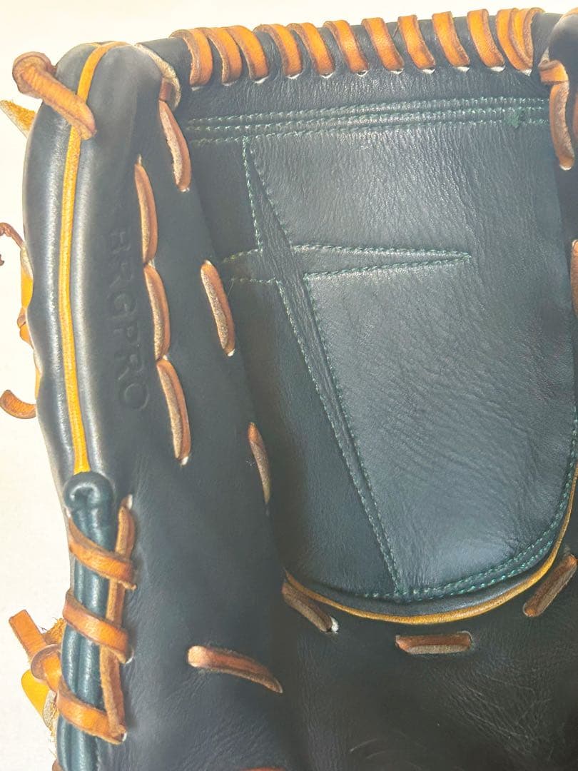 【ほぼ未使用・艶グレー】ZETT プロステイタス 軟式 投手用 バックスタイル◎