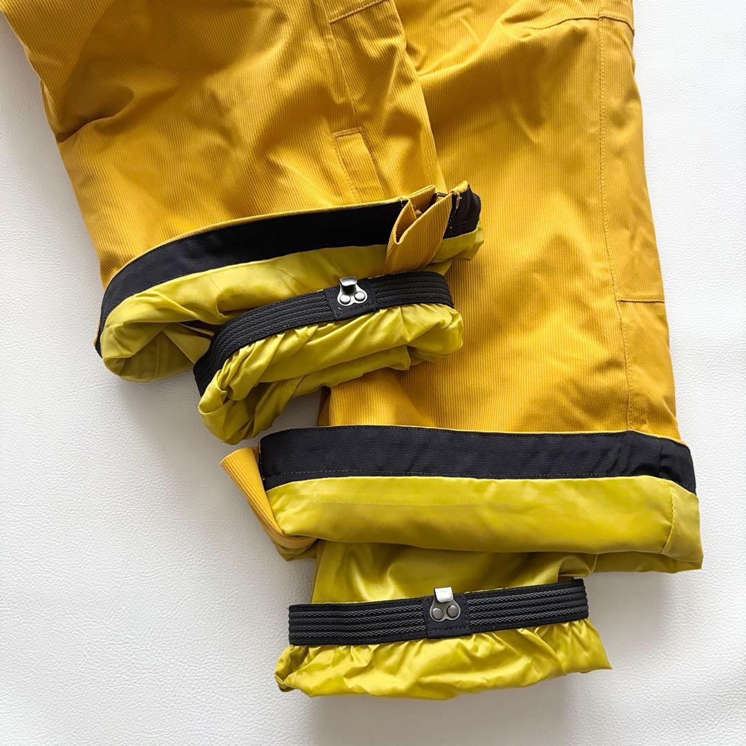 02464 タグ付き　バートン　スノボ　スキー　パンツ　イエロー　L