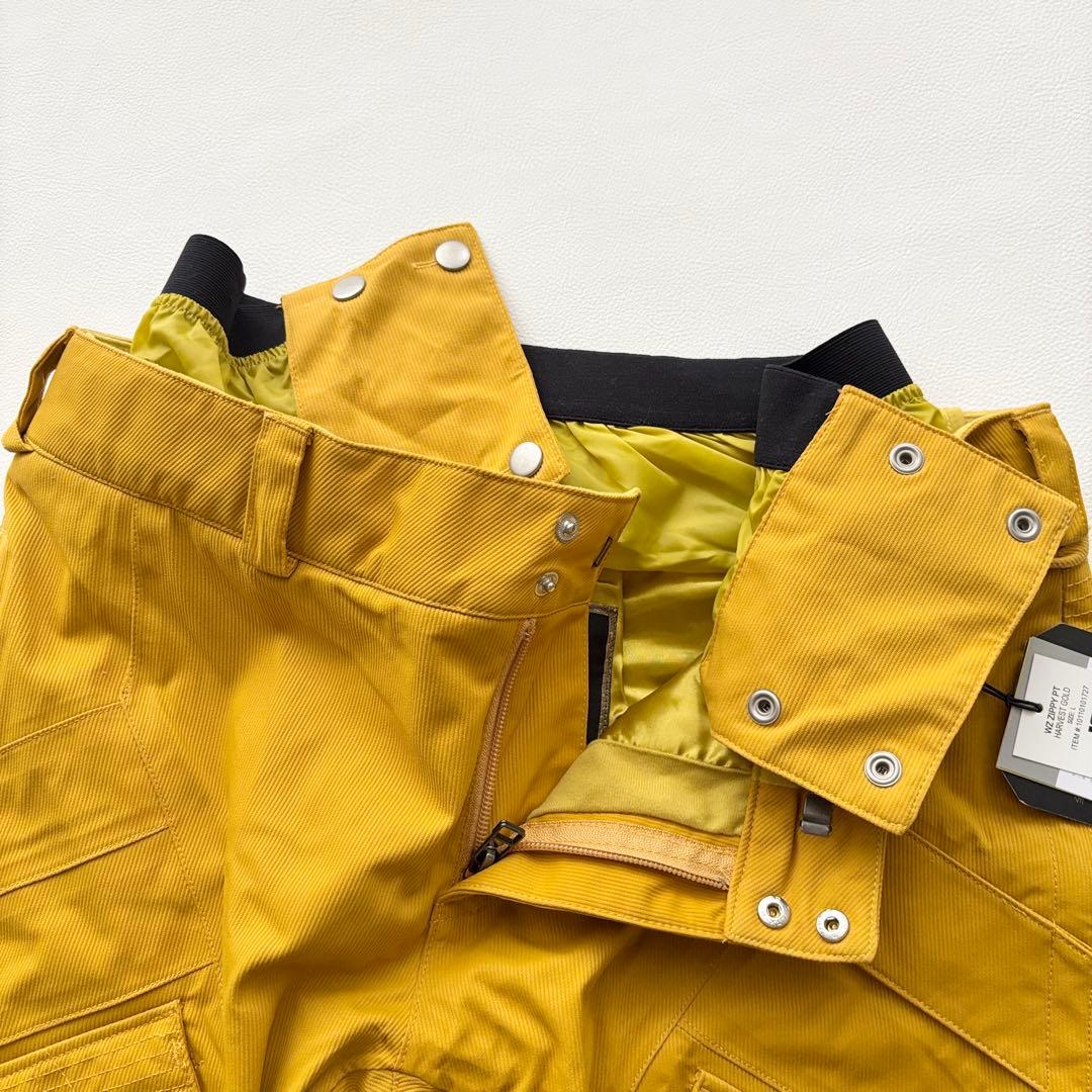 02464 タグ付き　バートン　スノボ　スキー　パンツ　イエロー　L