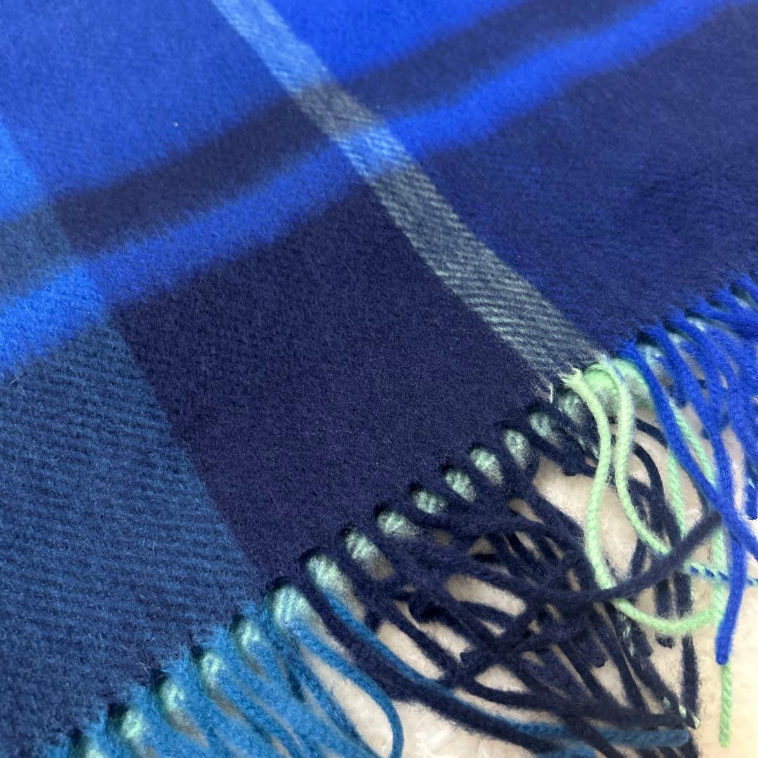 新品23区カシミヤ100%チェックストール