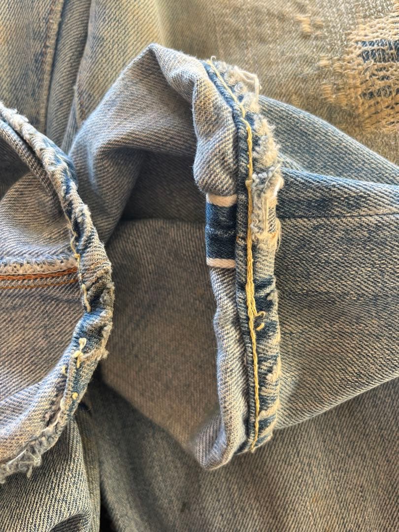 ま*ん様 Levi's 501 66前期 W38 赤耳 66 オリジナルレングス