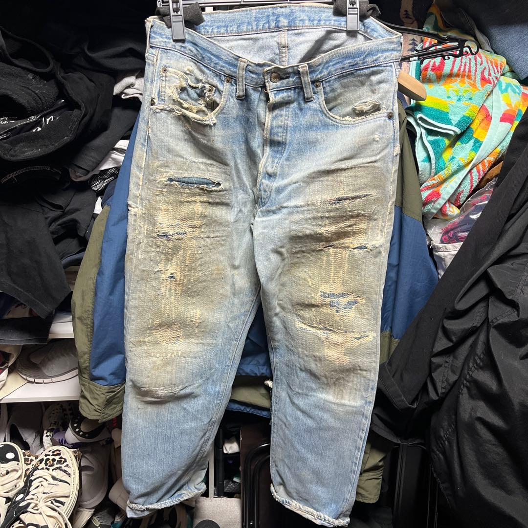 ま*ん様 Levi's 501 66前期 W38 赤耳 66 オリジナルレングス