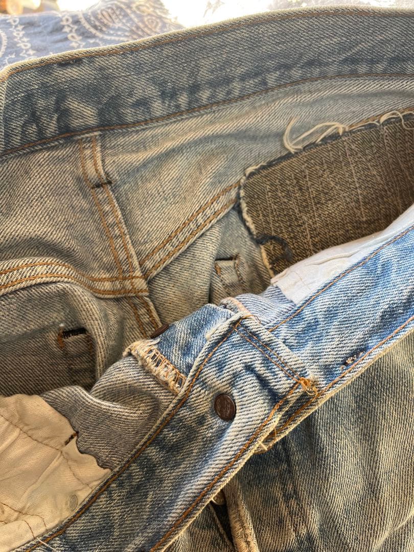 ま*ん様 Levi's 501 66前期 W38 赤耳 66 オリジナルレングス