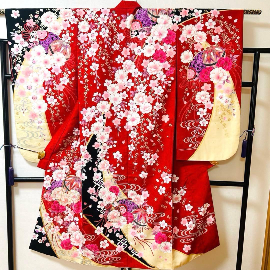 No.117 七五三　7歳 着物フルセット