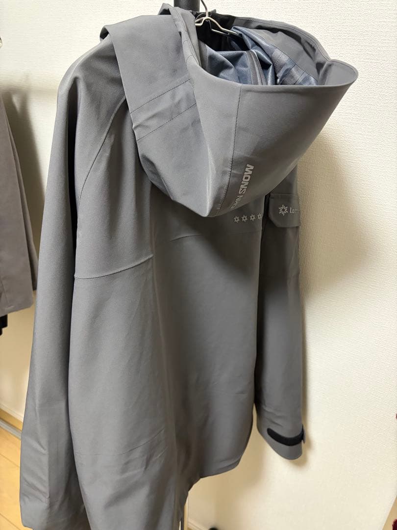 スノーボードウェア 上下セット グレー