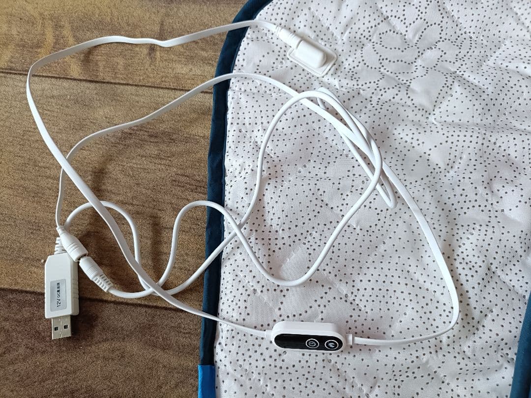 INEAST USBホットマット ブラック 車中泊 キャンプ　2枚セット