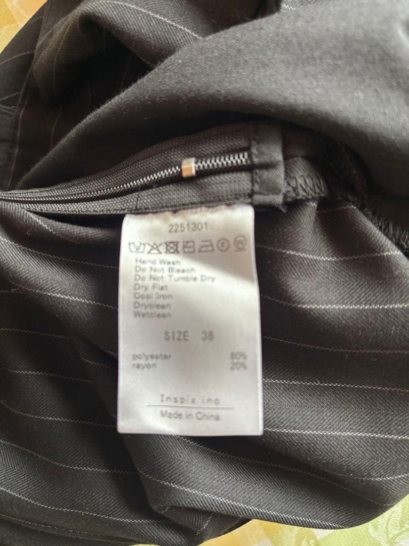 トーマスマグパイ　サロペットブラックストライプ