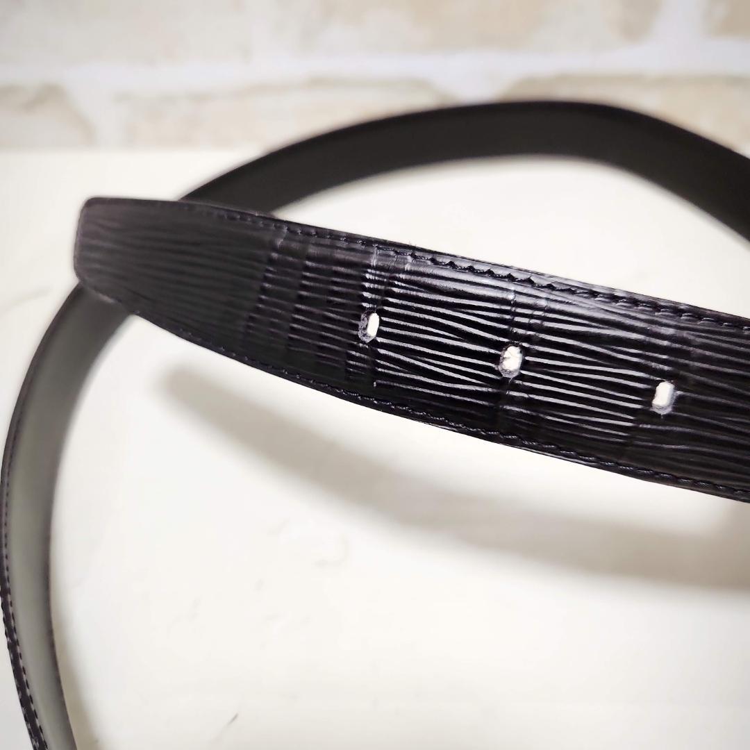 ★LOUIS VUITTON【ルイヴィトン】エピ サンチュール ベルト 黒 良品