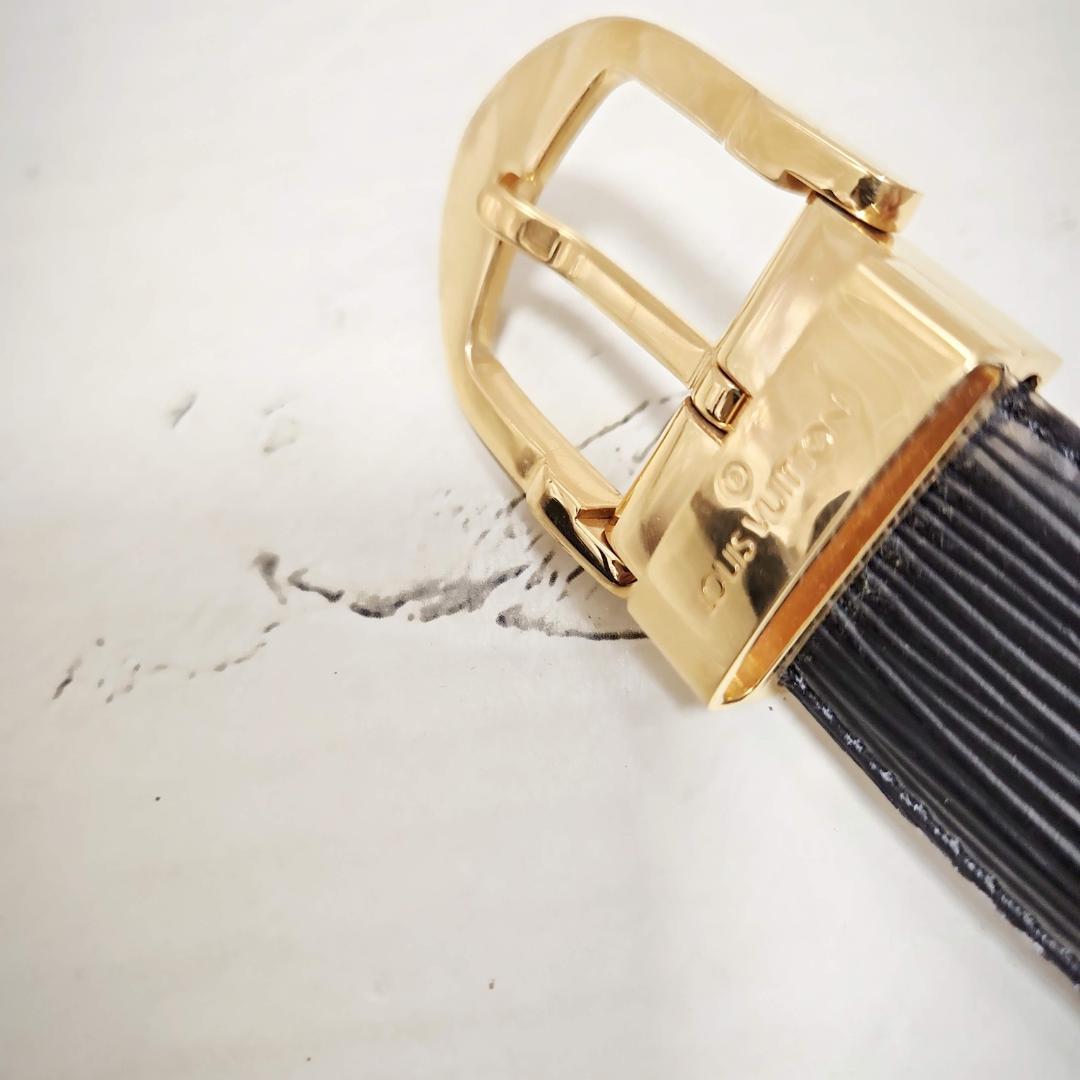 ★LOUIS VUITTON【ルイヴィトン】エピ サンチュール ベルト 黒 良品