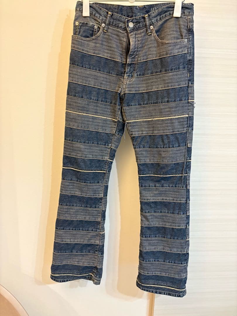 reiヒステリックグラマー ブーツカット ウミヘビ デニム 蛇腹 30