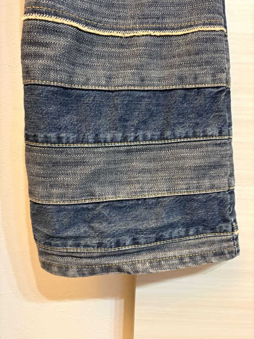 reiヒステリックグラマー ブーツカット ウミヘビ デニム 蛇腹 30