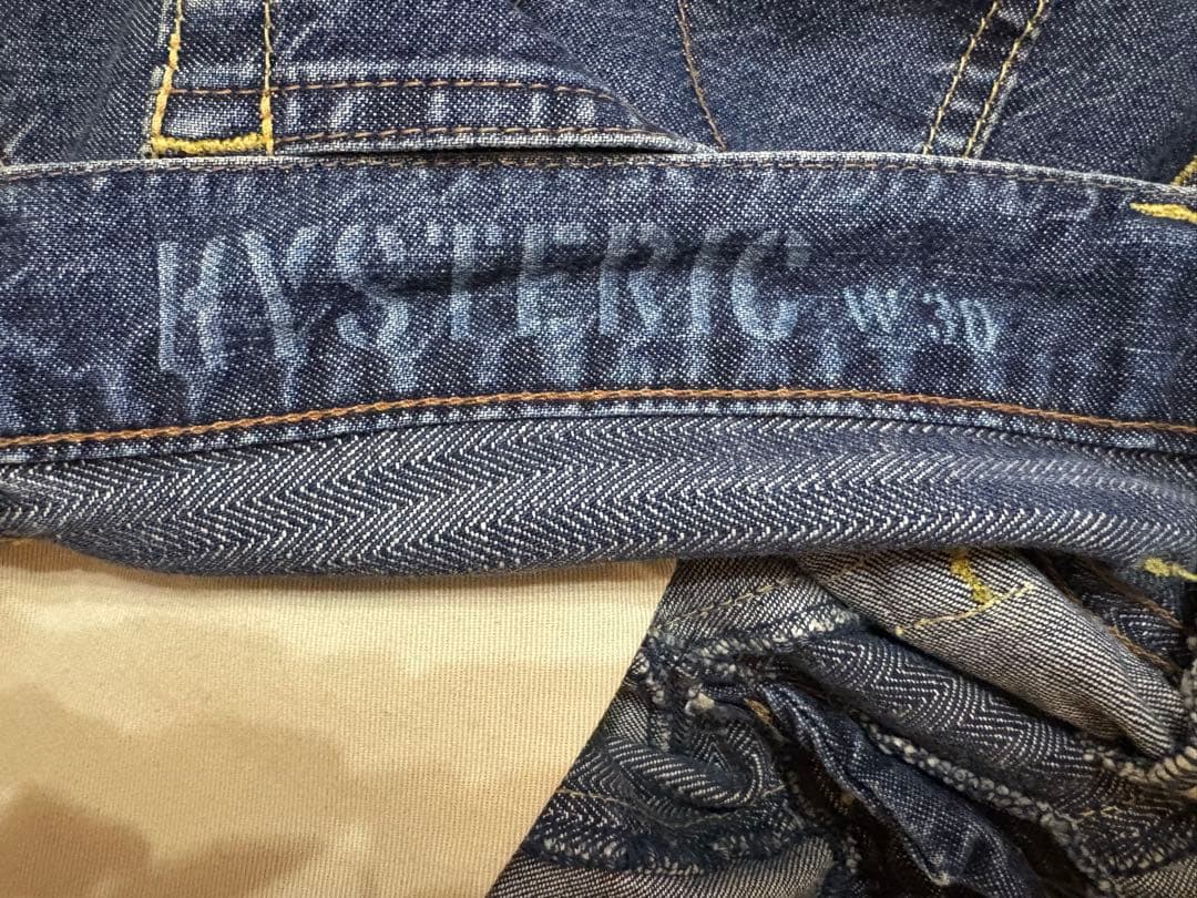 reiヒステリックグラマー ブーツカット ウミヘビ デニム 蛇腹 30