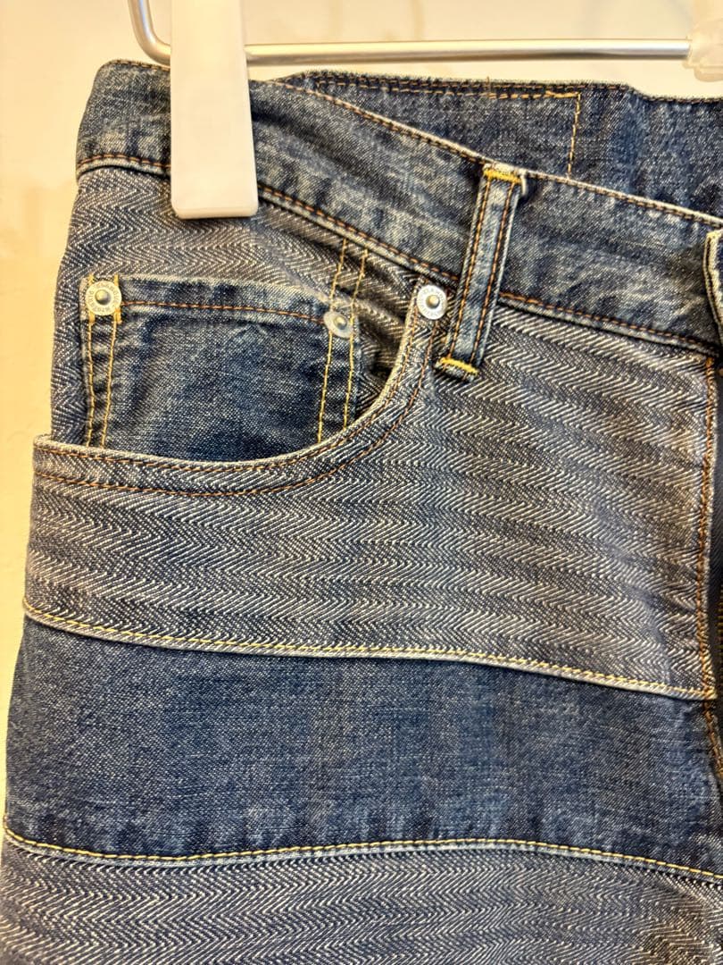 reiヒステリックグラマー ブーツカット ウミヘビ デニム 蛇腹 30