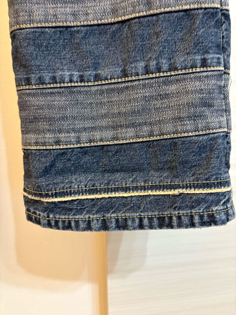 reiヒステリックグラマー ブーツカット ウミヘビ デニム 蛇腹 30