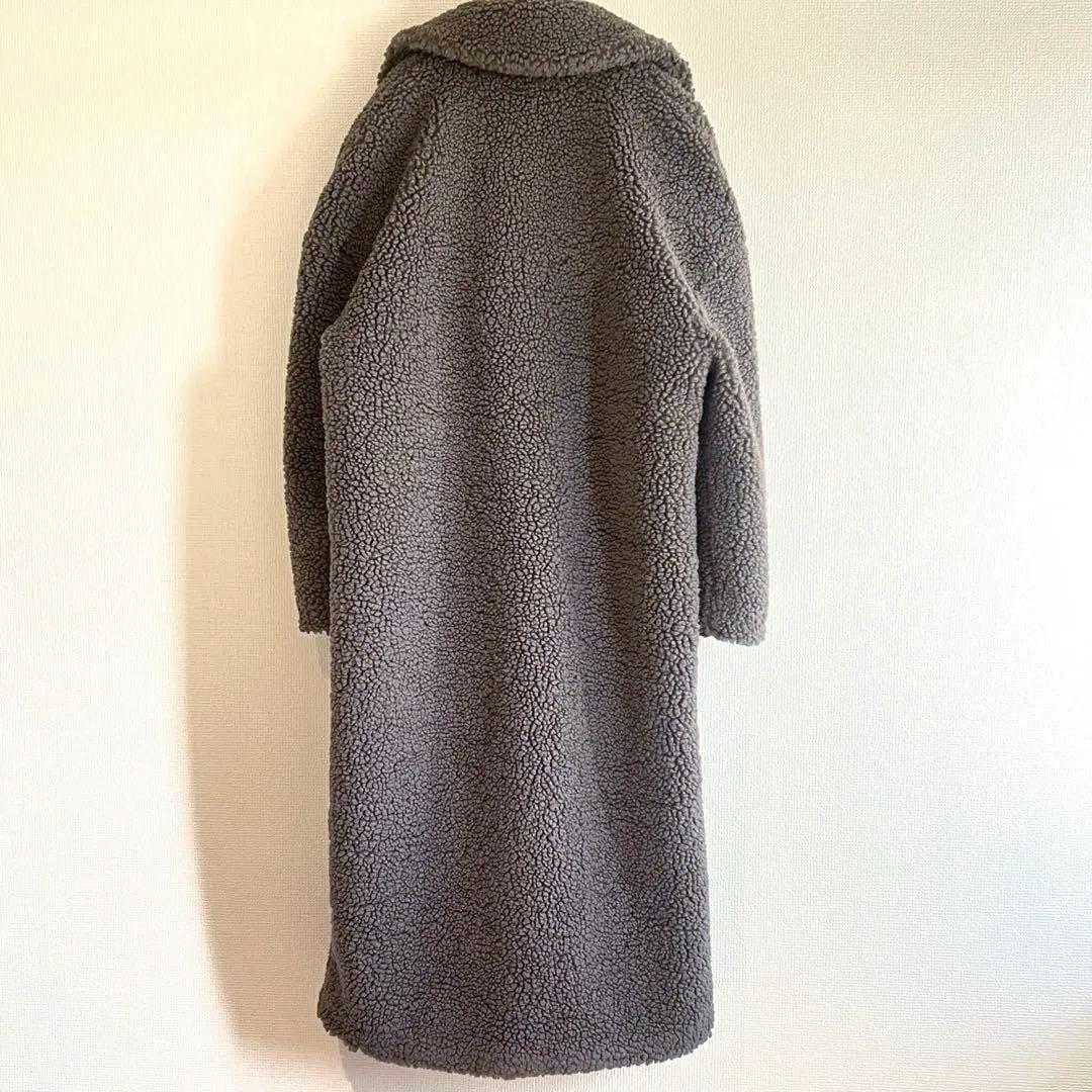 美品ZARA ザラ エクストラロング フェイクボアコート テディベアコート