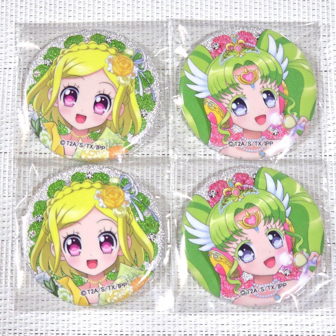 プリパラ カラ鉄 から鉄 ホログラム 缶バッジ 緑風ふわり ふわり