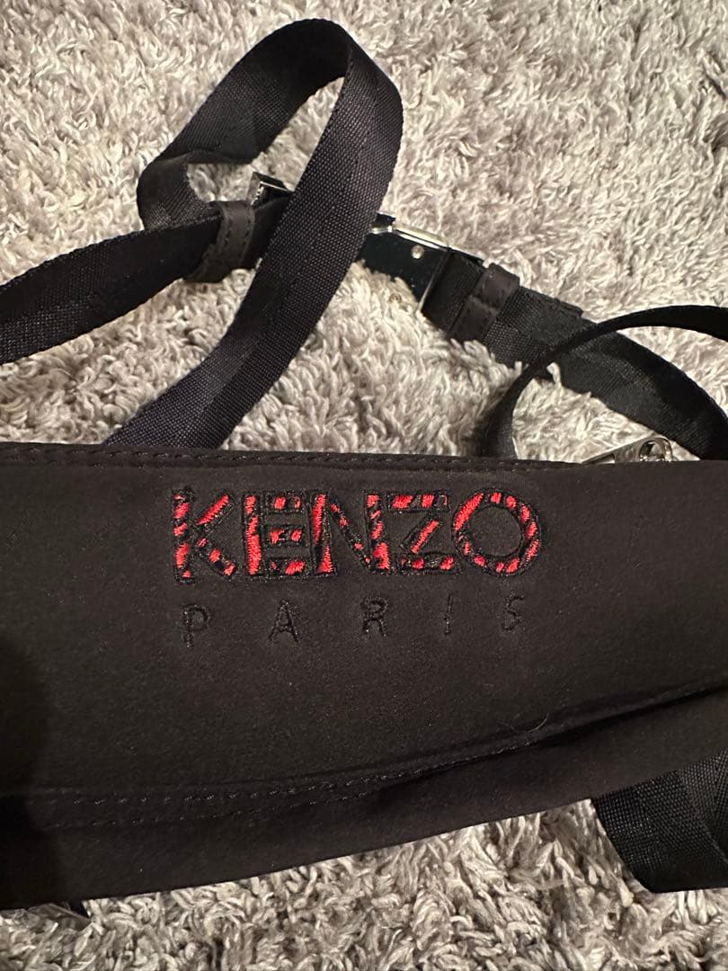 KENZO ウエストポーチ　ボディーバッグ　立体刺繍虎柄