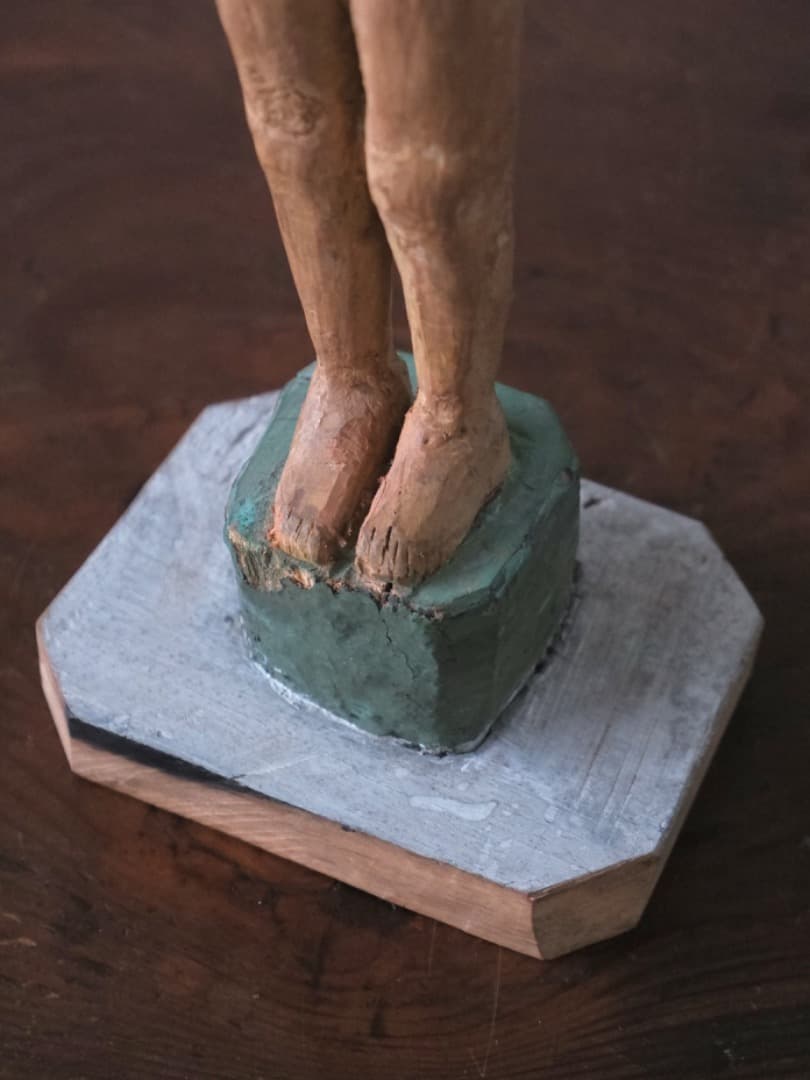 立位の裸婦　木彫　古物　人形　置物　民藝　オブジェ　古道具　13