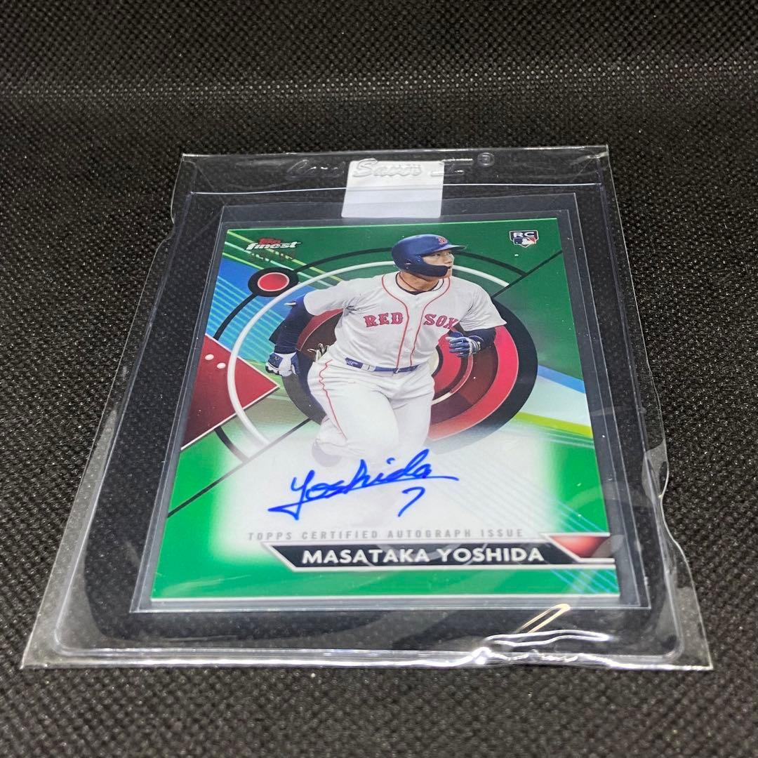 Topps chrome レッドソックス 吉田正尚 直筆サインカード 99枚限定