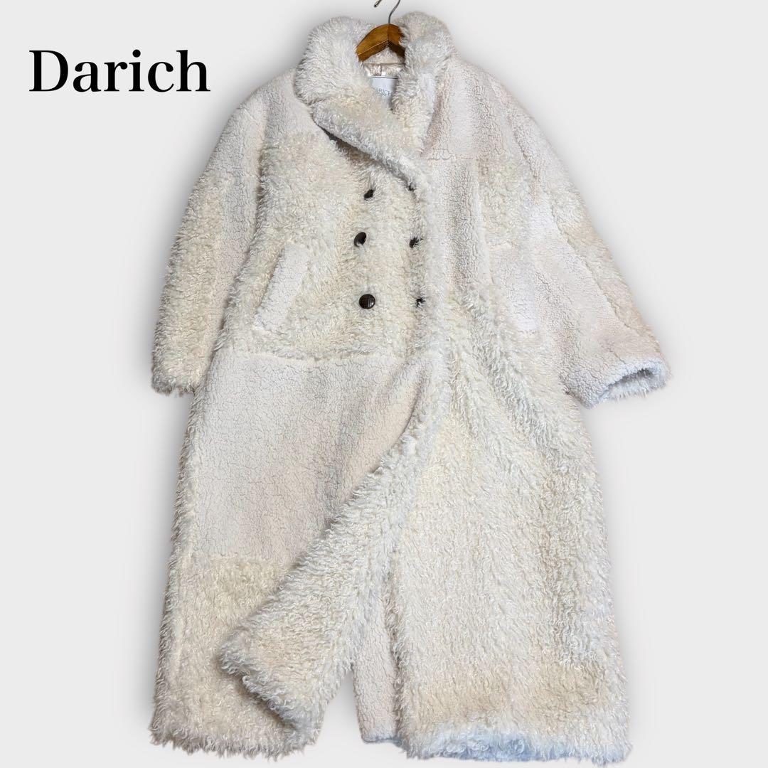 ダーリッチ Darich ミックスボアコクーンコート ロング テディベア