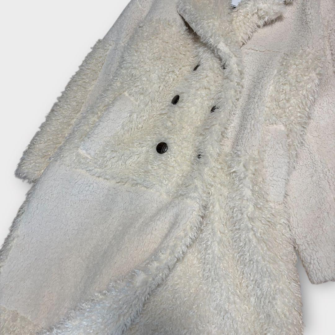 ダーリッチ Darich ミックスボアコクーンコート ロング テディベア