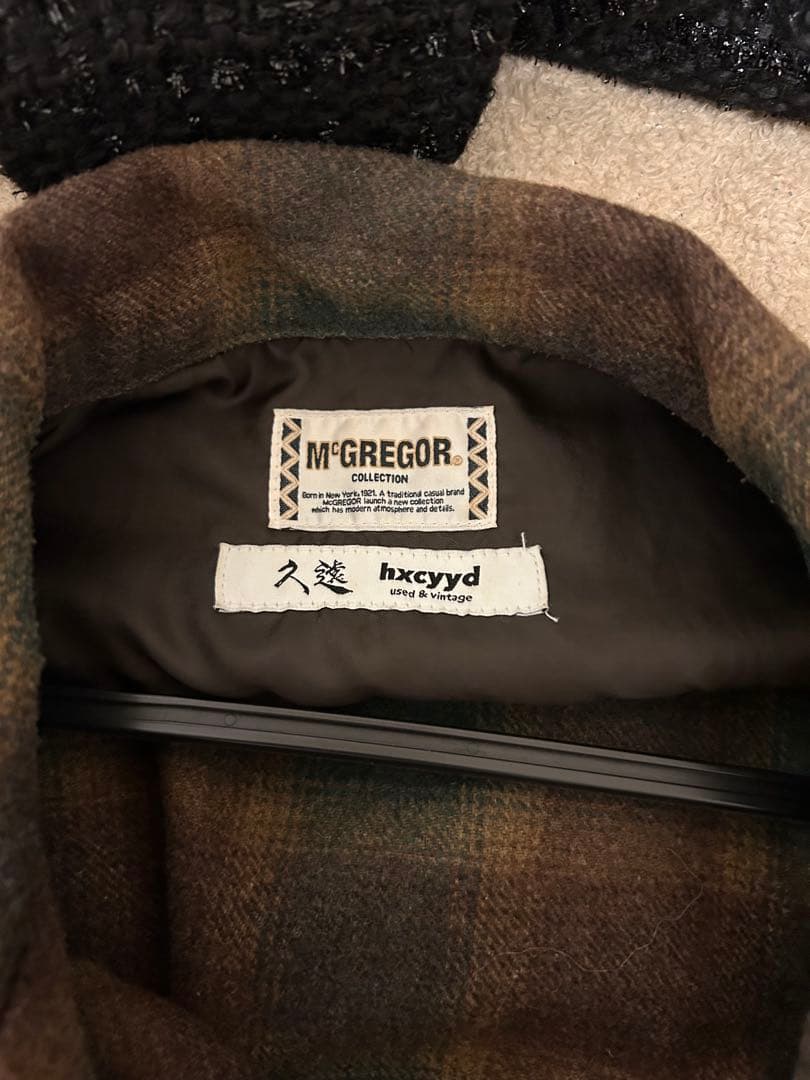 McGREGOR 久遠×hxcyyd ダメージオンブレチェックシャツ Mサイズ - メルカリ