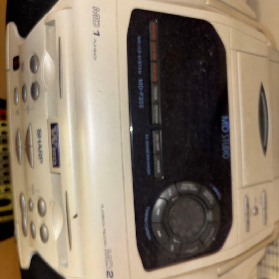 SHARP MD-F200 MD-STUDIO MD再生・CD・ラジオ コンポ