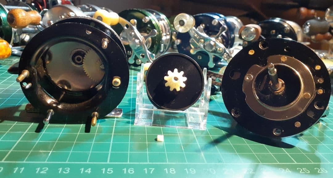 アブガルシア ABU アンバサダー4600C ハンクパーカー ハンドルカスタム