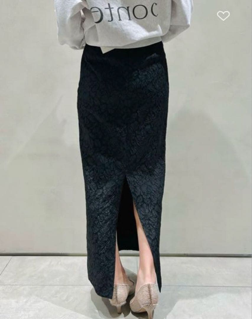 ＜conte＞ジャガード タイトスカート　辺見えみり