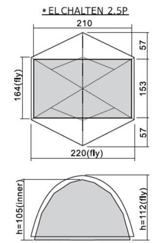 テント・タープ ZEROGRAM EL CHALTEN Pro 2.5P