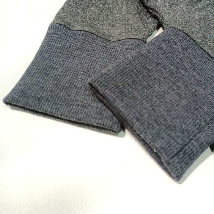 a. 上質ウール100％ ワンピース S ～M 対応 グレー Vネック 日本製