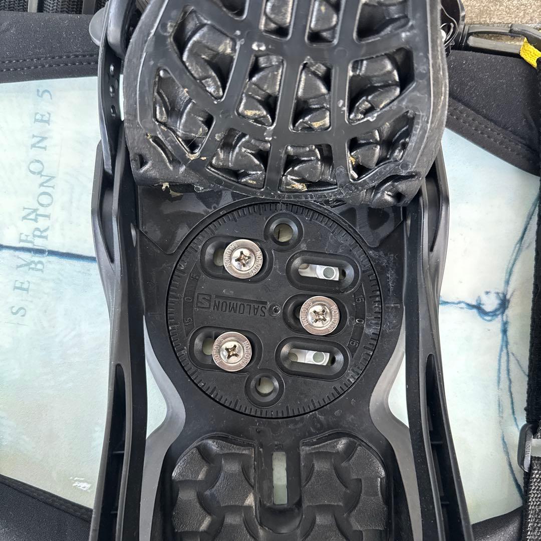 【BURTON】SEVEN ONE スノーボード　2点　154cm カラス