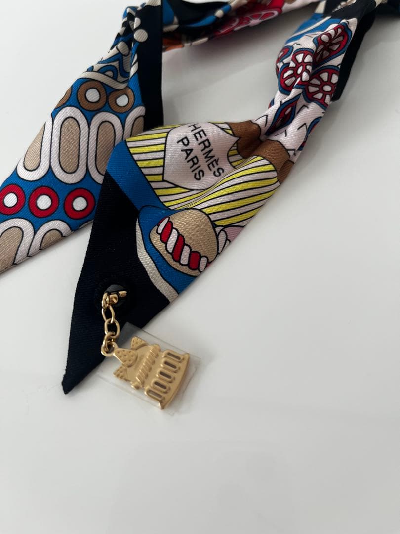 HERMES エルメス ツイリー20周年記念 パティスリーフランセーズ 美品