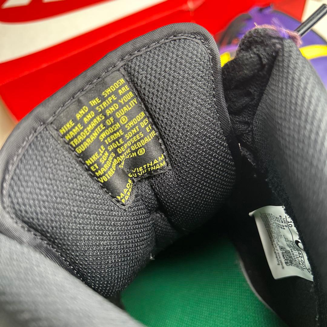 KDN04【使用1度のみ美品】ダンク ハイ レイカーズ EMB 28.0cm