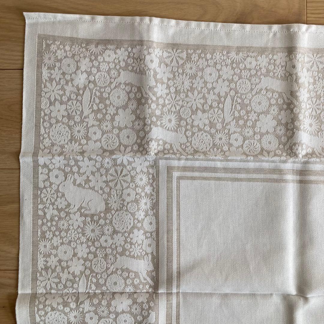 北欧ヴィンテージ　Horred/Ekelundのテーブルクロス（希少なウサギ柄）