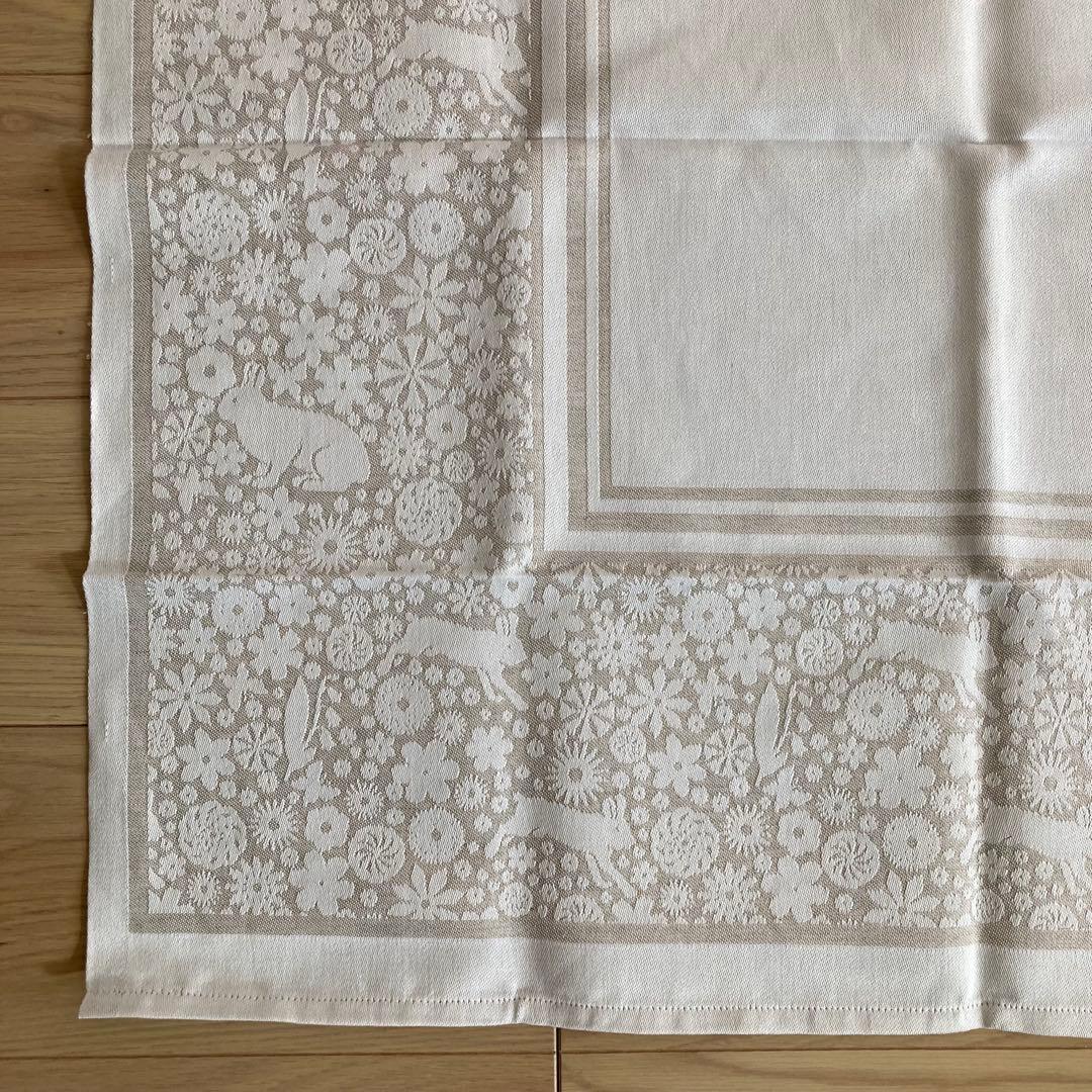 北欧ヴィンテージ　Horred/Ekelundのテーブルクロス（希少なウサギ柄）