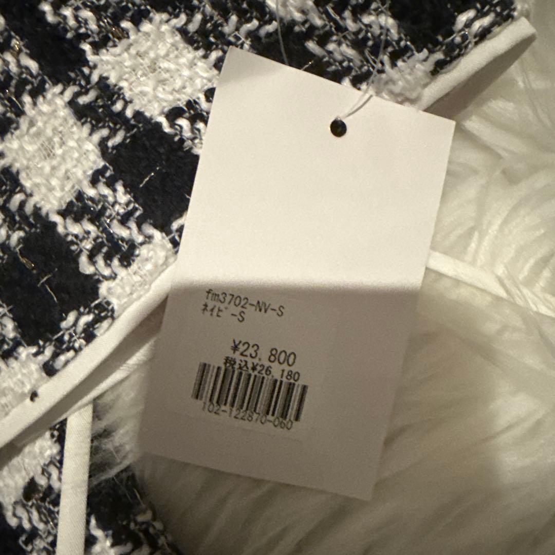 新品未使用♡ローブドフルール　ネイビー　ギンガムチェック　ドレス　S