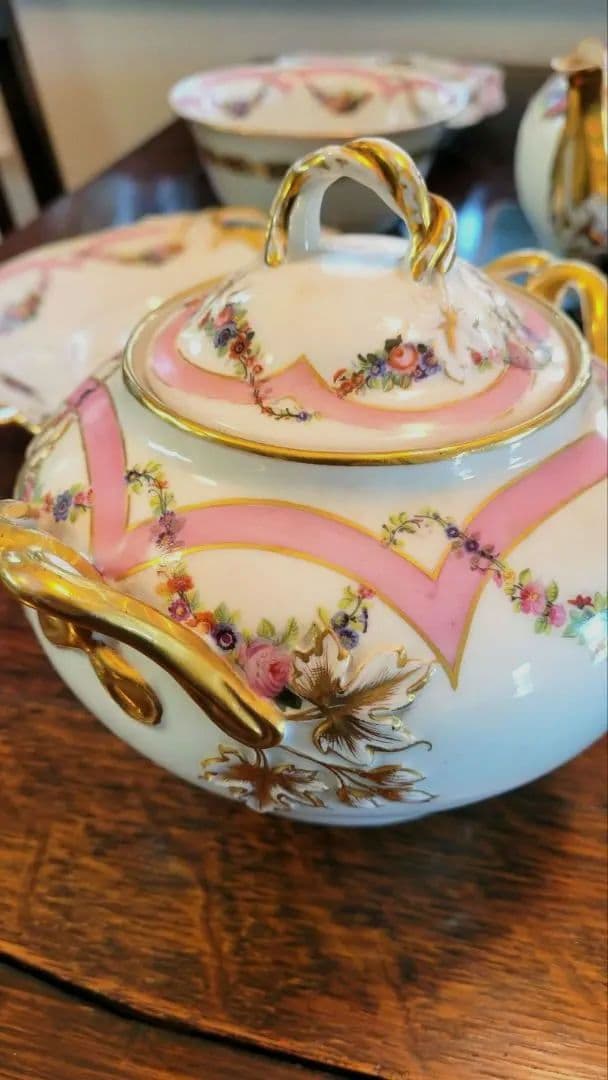 フランスパリ窯、ティーセット