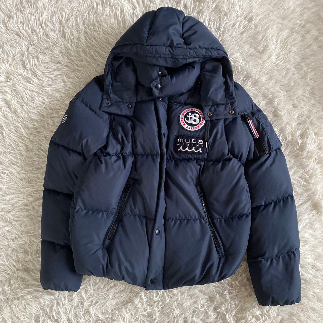 激レア ムータMUTA Royal Flash コラボ ダウン 最高級 ネイビー - メルカリ