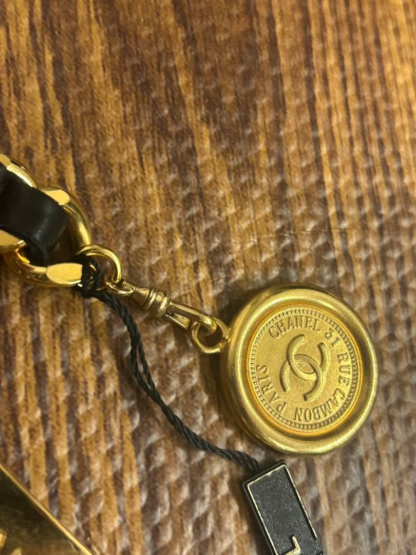 美品 CHANEL ヴィンテージ チェーンベルト ゴールド 　プルミエール