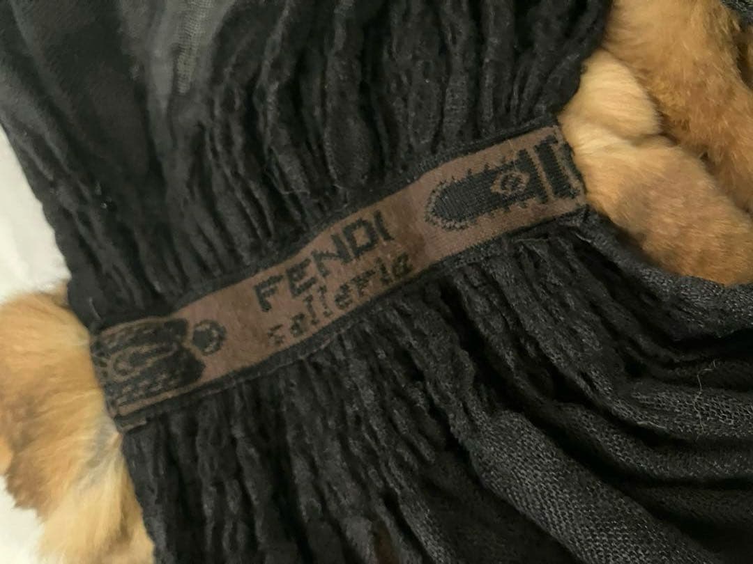 フェンディ ストール　オリラグファー　フラワー　FENDI セレリア　マフラー