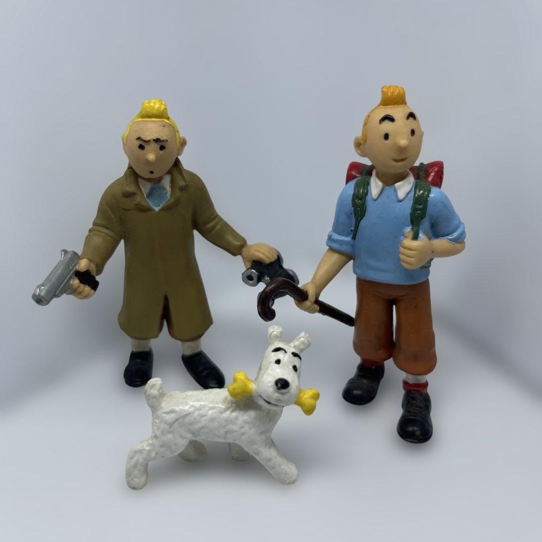 タンタンの冒険 フィギュア 3体セット タンタン、スノーウィ - メルカリ