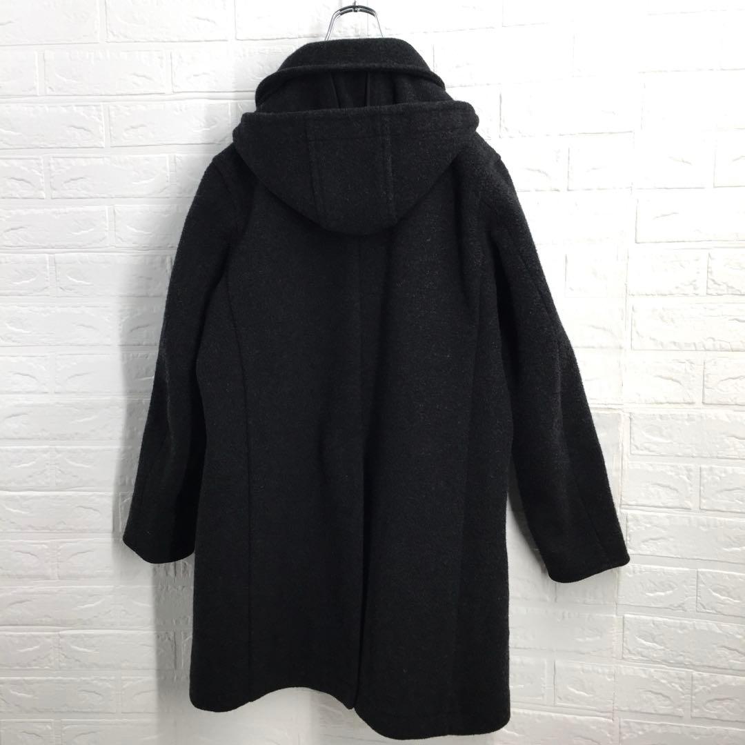 【人気サイズ40】DANTON ダントンウールモッサ 丸襟フード付 ロングコート