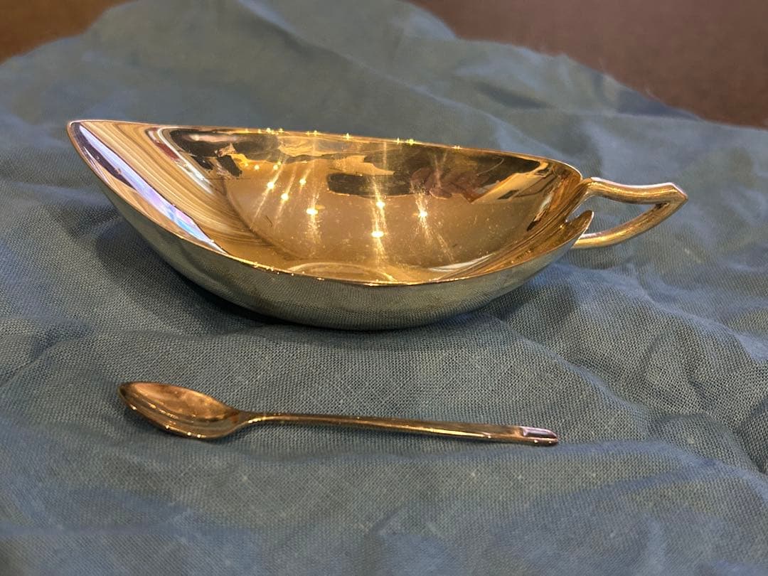 k*n様 尚美堂 銀食器 若葉 さじ付 未使用品 - メルカリ